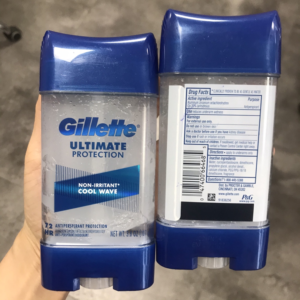 Sáp khử mùi Gillette Nam Cool Wave 107g /Lăn Nách Nam