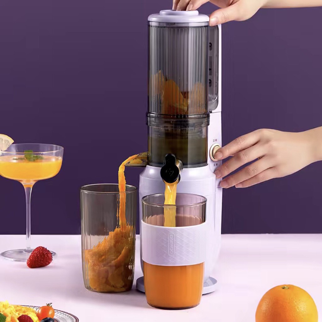 Máy ép hoa quả trái cây chậm DAEWOO bản nâng cấp cổ to bảo hành 12 tháng