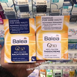 Kem Dưỡng Da Balea Q10 Chống Lão Hóa Da