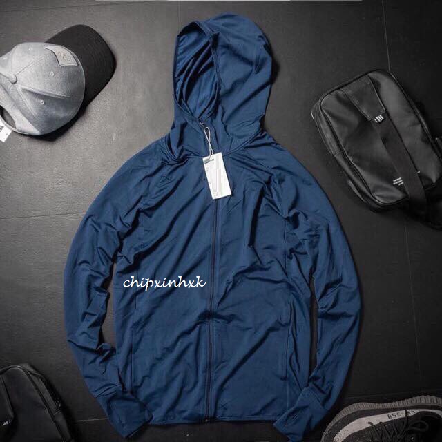 Áo chống nắng thông hơi nam vải kim cương chống tia UV 99% phiên bản cải tiến mới túi trong ngoài