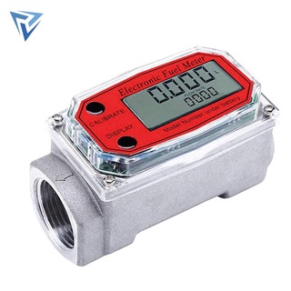 Đồng hồ đo lưu lượng nhiên liệu hiển thị màn hình lcd kỹ thuật số 1 inch