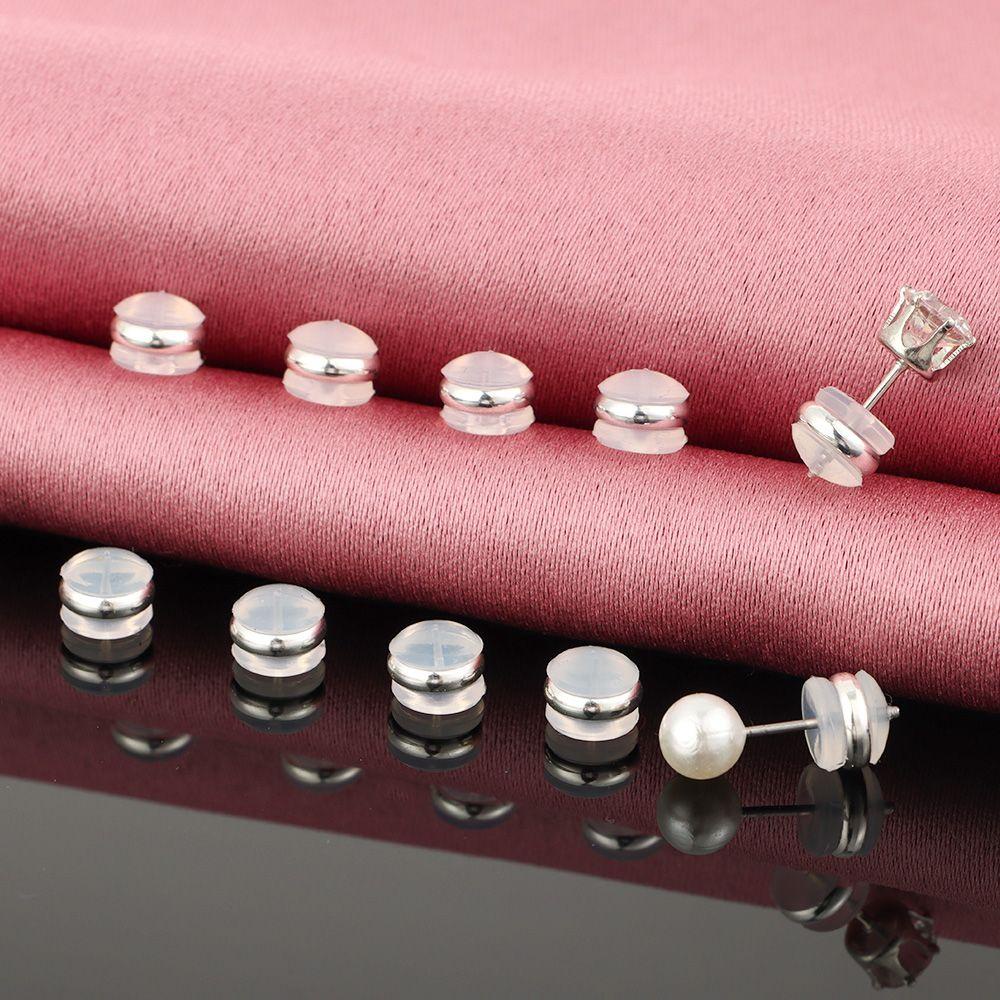 YVE Bộ 10 Vòng Cao Su Thay Thế Gắn Sau Tai