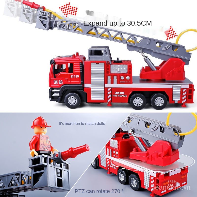 Mô hình xe cứu hỏa đồ chơi cho bé
