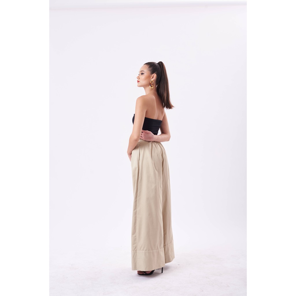 The Freckles Studios - No.5 Áo liền quần bodysuit thun cotton ôm màu đen | BigBuy360 - bigbuy360.vn