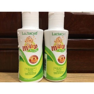 💦Sữa tắm gội cho bé Lactacyd Milky 60ml✨