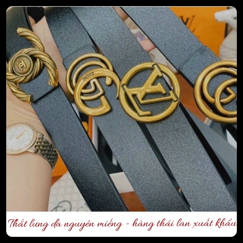 THẮT LƯNG NỮ THỜI TRANG - DA NGUYÊN MIẾNG