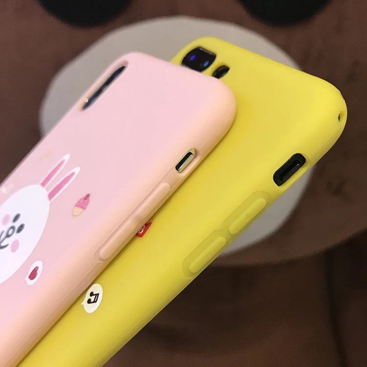 Ốp điện thoại silicon in hình động vật hoạt hình đáng yêu cho iPhone 6 6Plus 6s 6Plus 7 7Plus 8 8Plus X XS | BigBuy360 - bigbuy360.vn