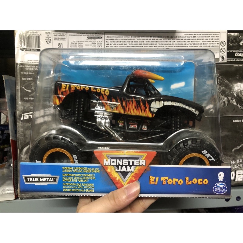 Xe Monster Jam có hộp size 1:24
