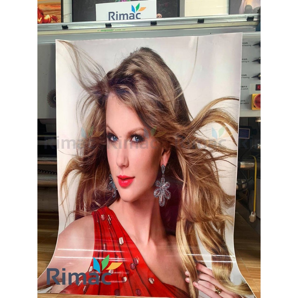 Tranh dán kính đẹp trang trí Salon Tóc Nữ - Tranh nhìn 2 mặt 3D
