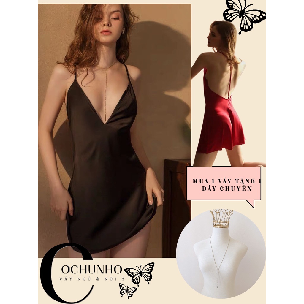 ♥️LL471 Váy ngủ sexy quảng châu - Đầm ngủ sexy kèm quần quyến rũ - Cô chủ nhỏ chuyên sỉ