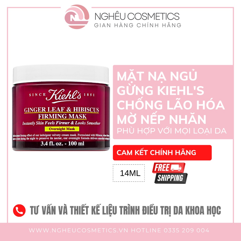 MẶT NẠ NGỦ CHỐNG LÃO HOÁ KIEHL.S GINGER LEAF
