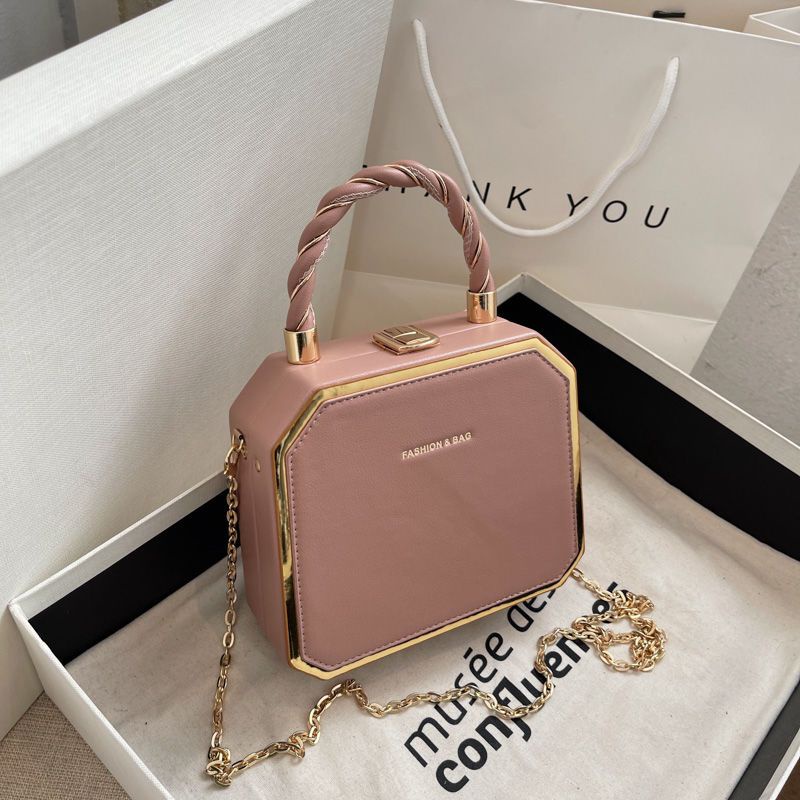 Túi Hộp Đeo Chéo Dây Xích Thời Trang Cao Cấp Dành Cho Nữ