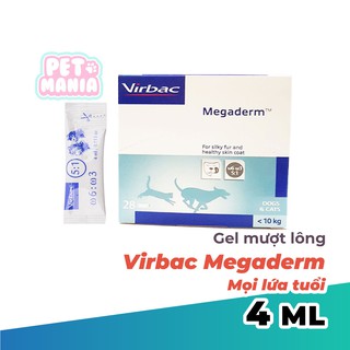 Gel dinh dưỡng mượt lông chó mèo Virbac Megaderm 4ml