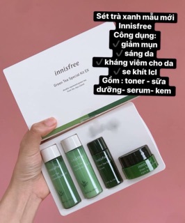 Set dưỡng Innisfree trà xanh mini