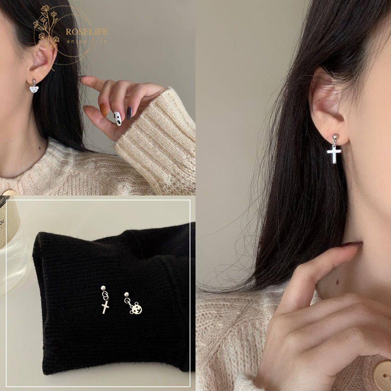 Hoa tai hình chú gấu hợp thời trang cho nữ
