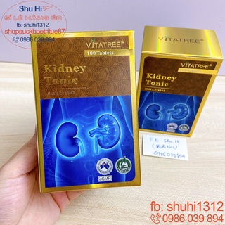 Viên bổ thận, giải độc thận nam, nữ 100 viên vitatree kidney tonic úc, bổ thận tráng dương, hạn chế tiểu đêm