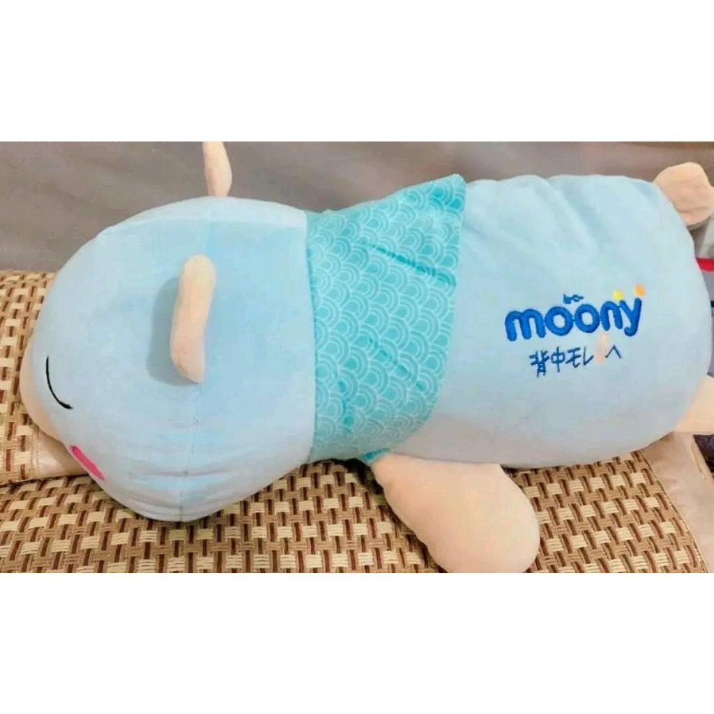 Gối Ôm Thú Bông  Moony Dễ Thương với bộ lông siêu mịn