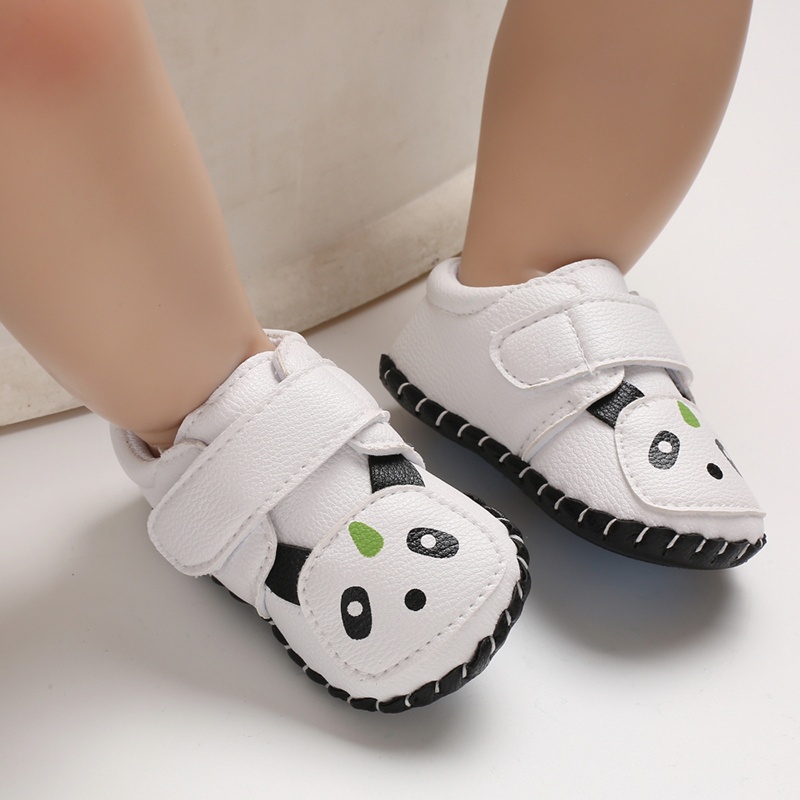 Giày Da Đa Sắc Đế Cao Su Chống Trượt Cho Bé Sơ Sinh