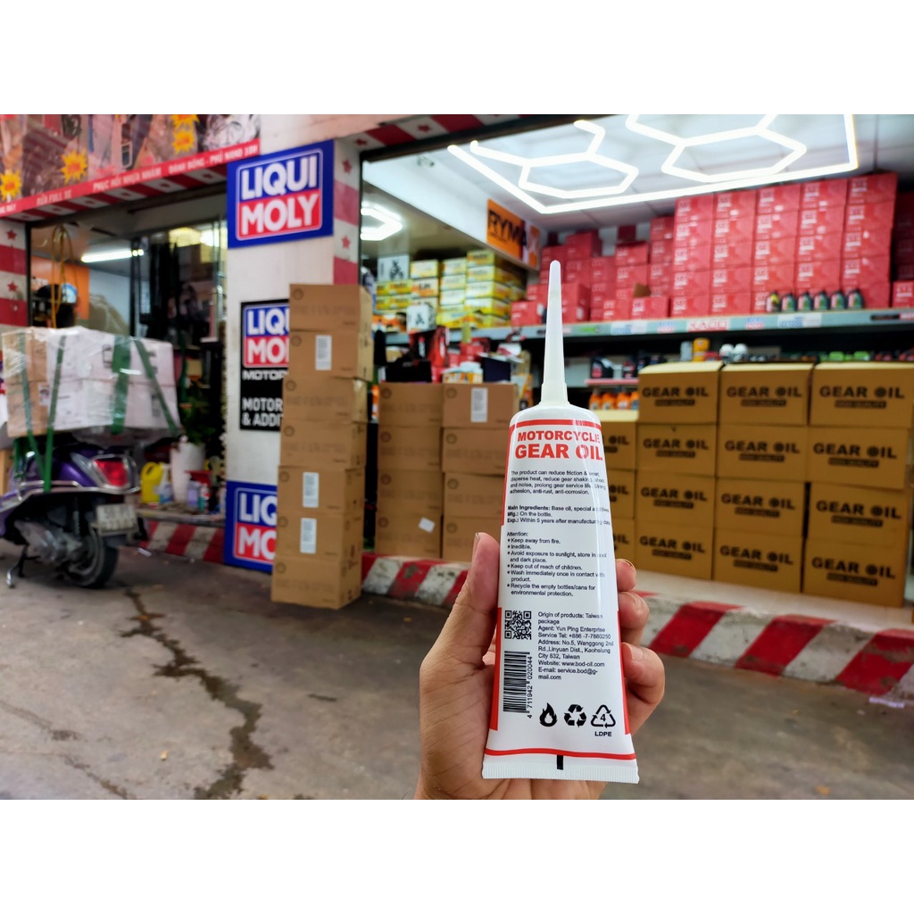 Nhớt Hộp Số- nhớt láp chống hú BOD 80W90, 85W140 120ML