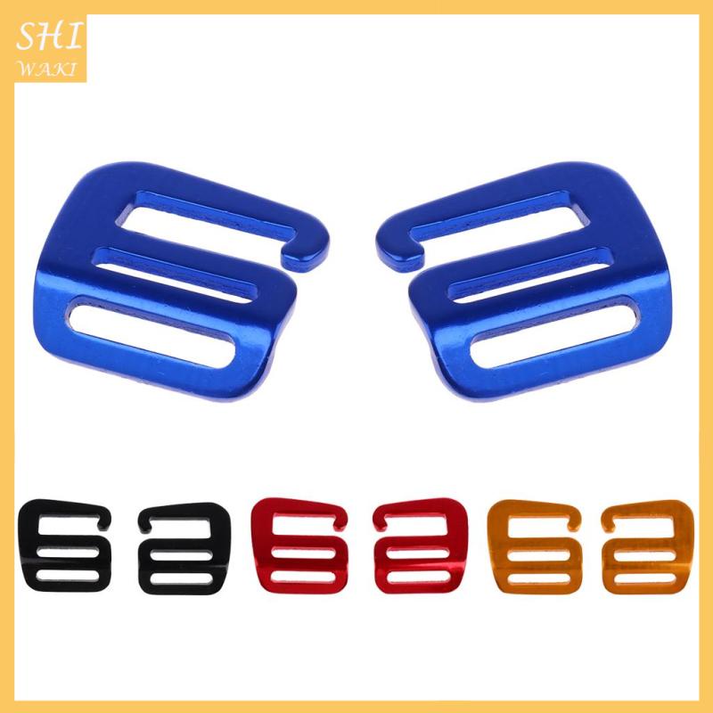 Bộ 2 Móc Khóa Chữ G Bằng Kim Loại Tháo Gỡ Nhanh Cho Ba Lô / Túi Xách