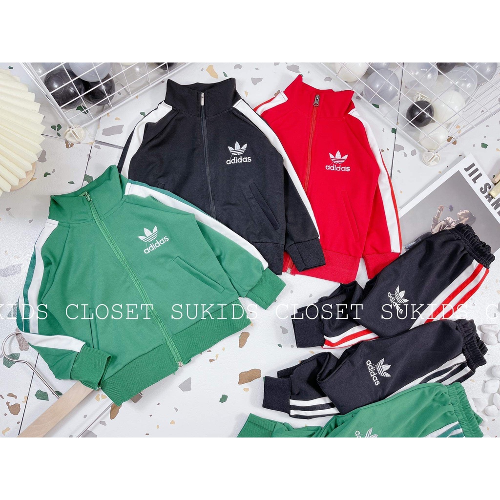 Bộ thể thao Bé Trai/ Bé gái từ 11-38kg( Áo khoác+ quần thể thao)