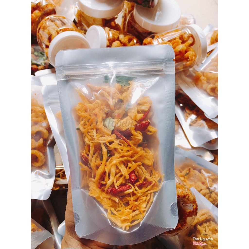 KHÔ GÀ LÁ CHANH THƯỢNG HẠNG TÚI ZIP BẠC 50g - Trai Đẹp Snack | BigBuy360 - bigbuy360.vn