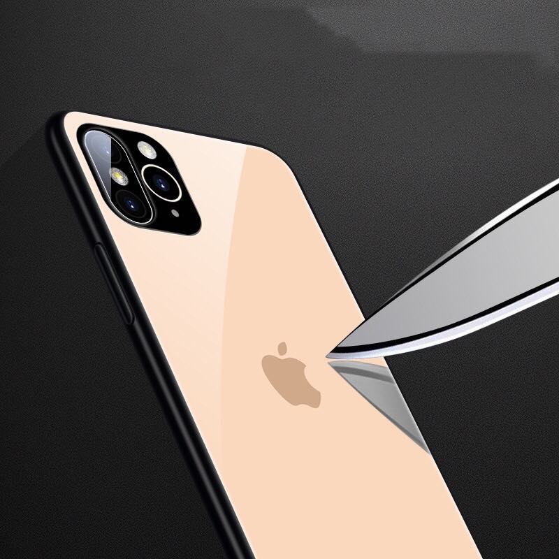 Ốp lưng kính Giả iphone 11 Dành cho iPhone7+/8+/X/XS, XR, XS MAX.