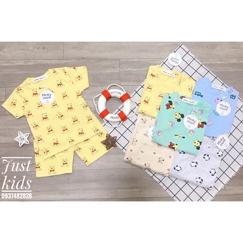 Bộ minky mom cho bé ❤️ freeship ❤️ bộ quần áo bé trai bé gái cotton - just kids