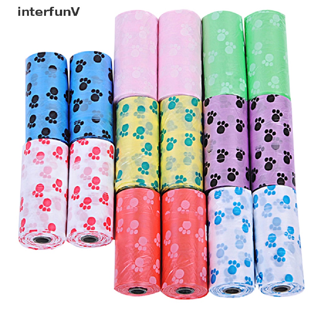 Bộ 10 Cuộn Túi Đựng Chất Thải Dùng Một Lần Tiện Dụng Cho Thú Cưng