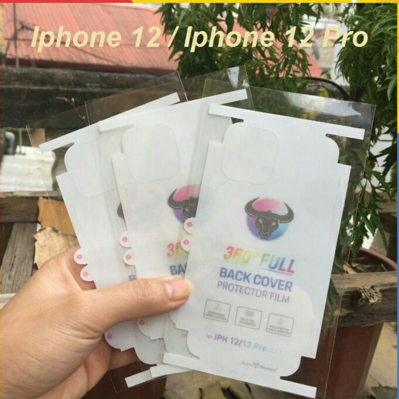 Miếng dán PPF nhám full mặt lưng iphone 12 / 12 pro / 12 mini / 12 pro max siêu bảo vệ