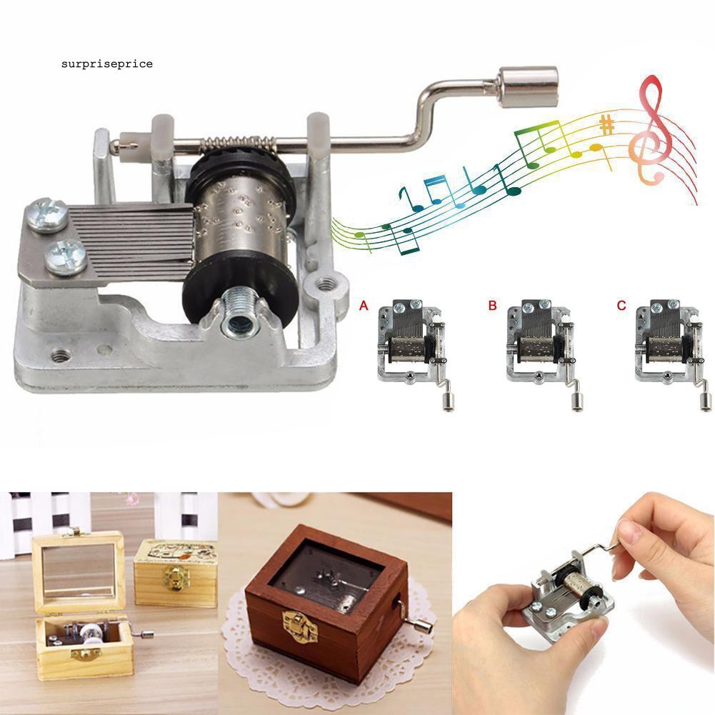 Hộp nhạc cơ khí ném bằng tay kiểu dáng cổ điển