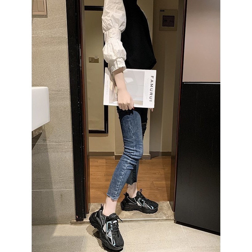 Giày Thể Thao Nữ 💖FREESHIP💖 Giày Sneaker Nữ Tăng Chiều Cao- Phong Cách Cực Ngầu Cá Tính | BigBuy360 - bigbuy360.vn