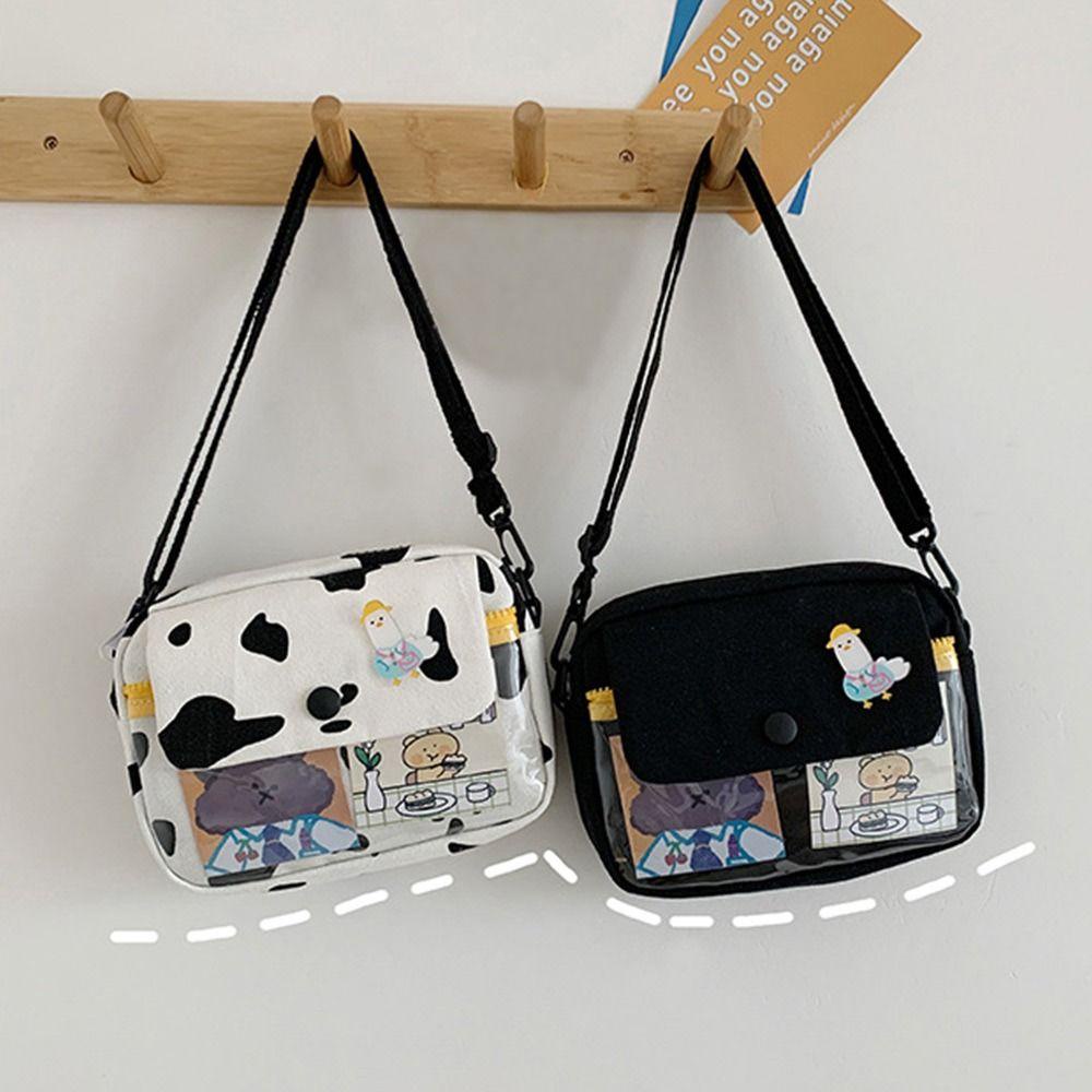 Túi Đeo Vai Vải Canvas Thiết Kế Cá Tính Cho Nam