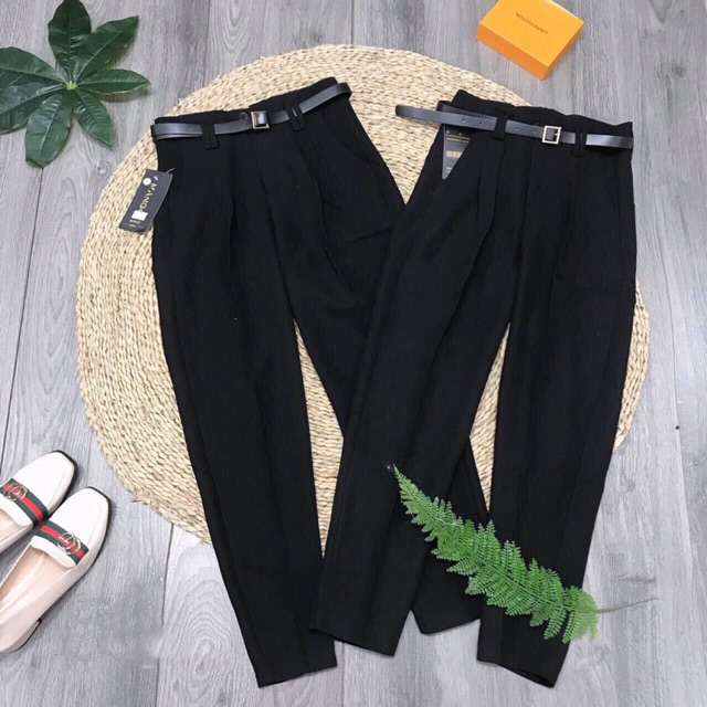 Quần vải baggy