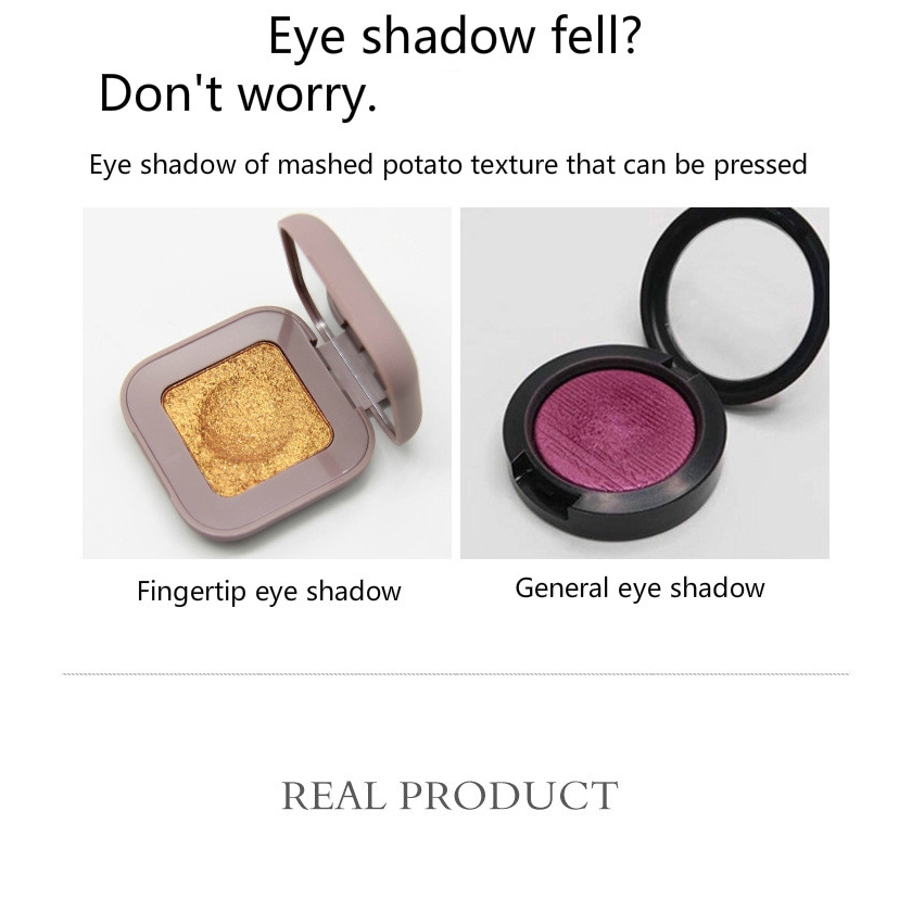 &lt;Ready Stock&gt;Makeup NOVO 5280 Fingertip Eye Shadow Fairy Moonlight Monochrome Eyeshadow Earth Color Beauty