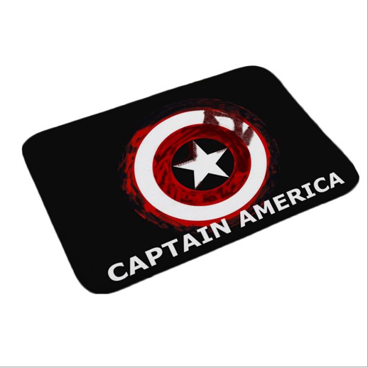 Thảm vuông mềm chống trượt trải sàn nhà/phòng bé in hình siêu anh hùng Captain America/Batman/Superman