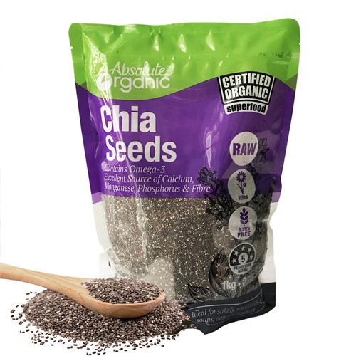 Hạt chia seeds Úc Absolute Organic bịch 1kg