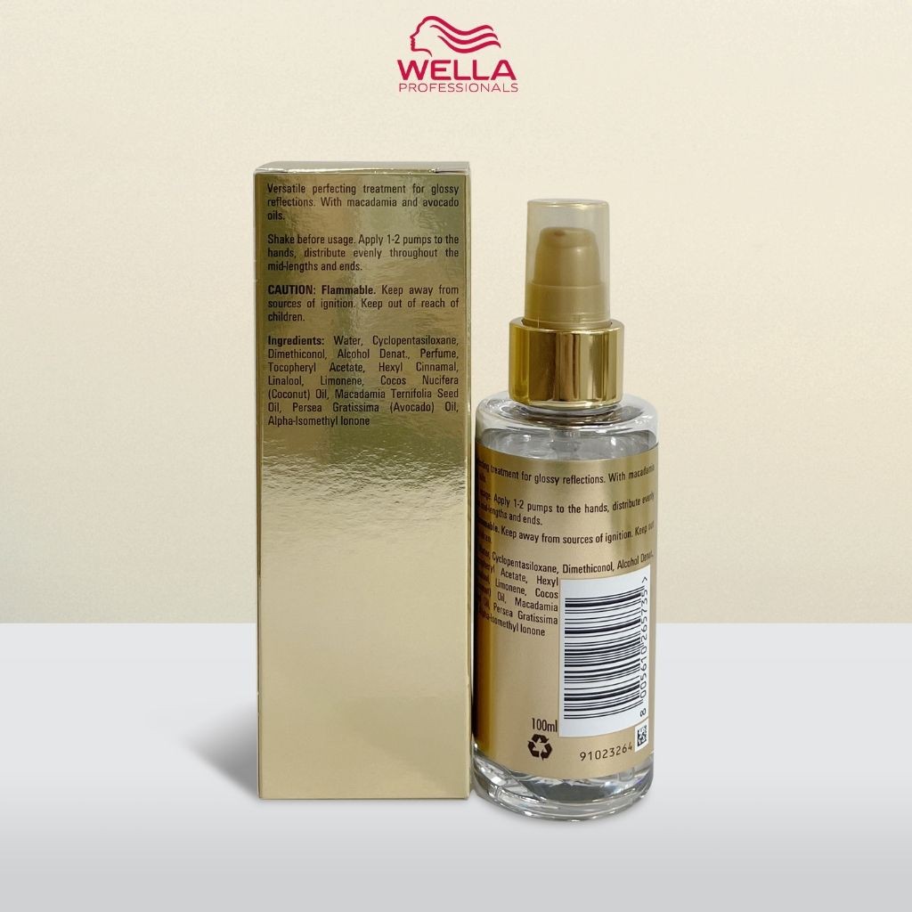 Tinh Dầu Wella Oil Giúp Tóc Mềm Mượt, Sáng Bóng, Cho Mọi Loại Tóc Reflections Luminous Smoothening Oil 100ml