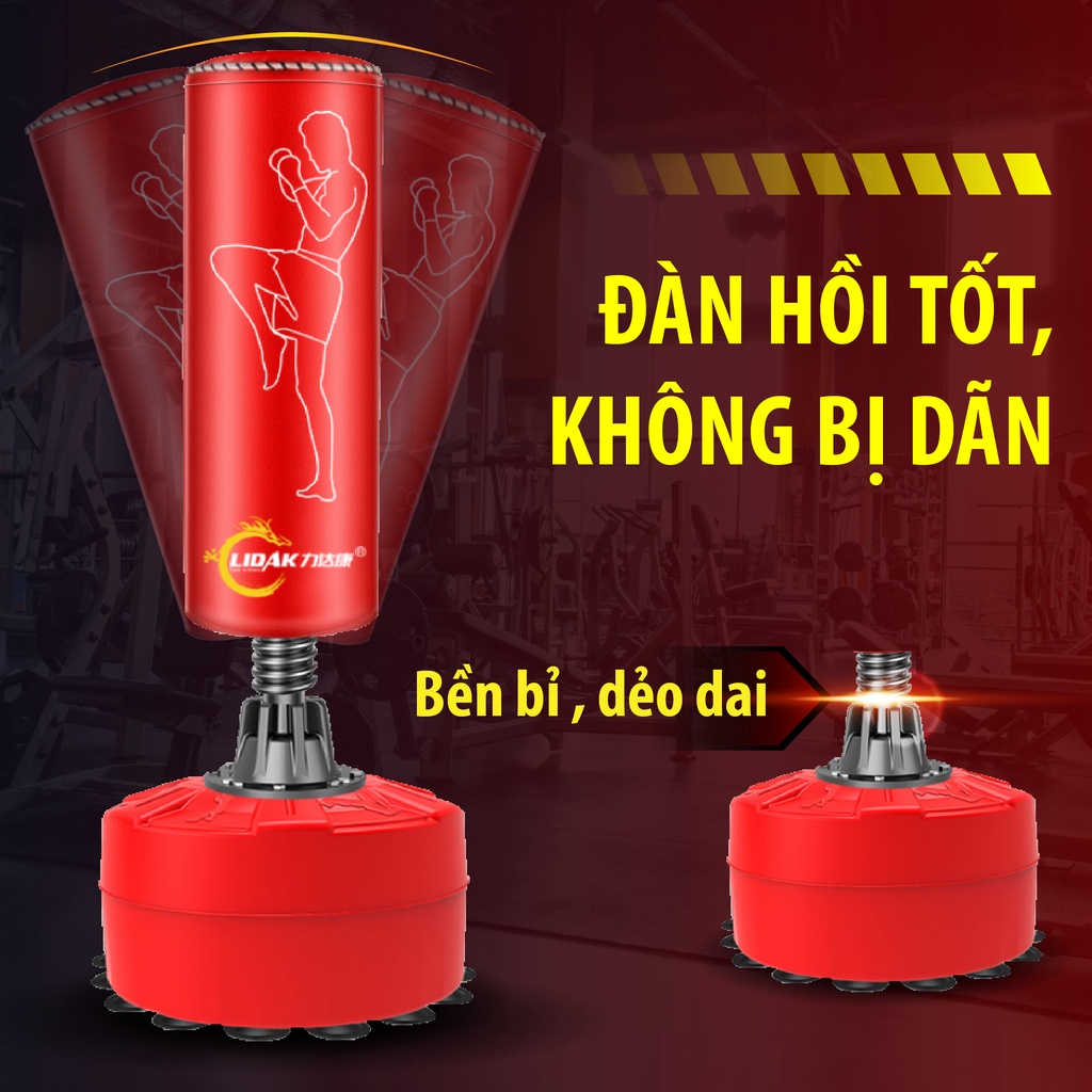 BG -Trụ đấm bốc BOXING PILE - Bao cát đấm bốc dành cho người lớn trẻ em - Trụ đấm boxing tập võ tại nhà