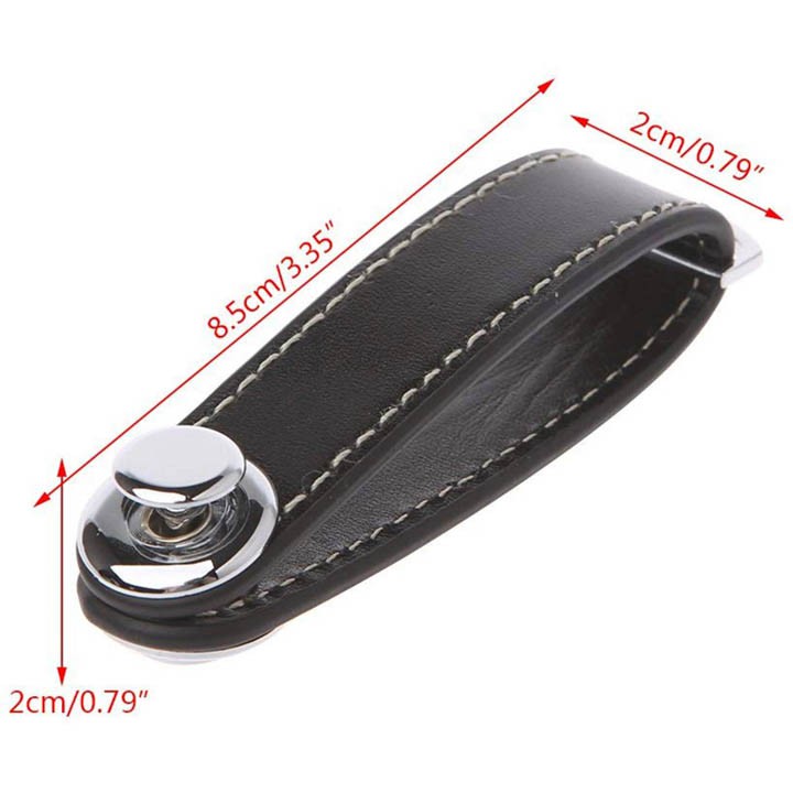 Móc khóa Leather Key Smart bằng da cho chìa ô tô xe máy đa năng 1001 kết hợp da và hợp kim không gỉ