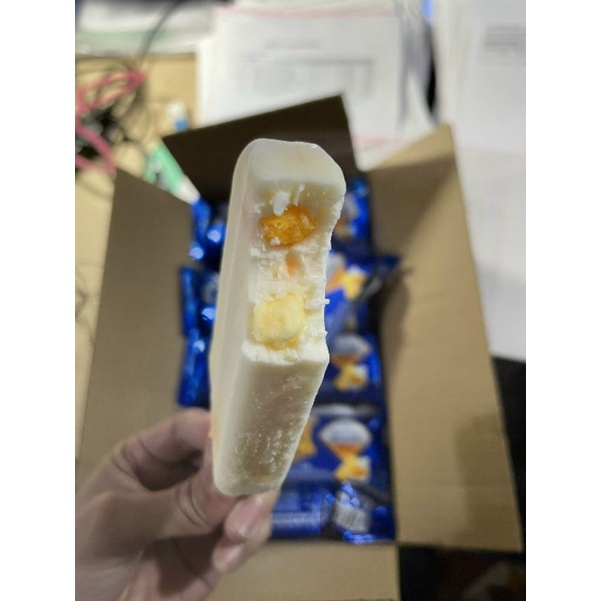 SET 10 QUE - Kem que phô mai trân châu hoàng kim Celano 65g