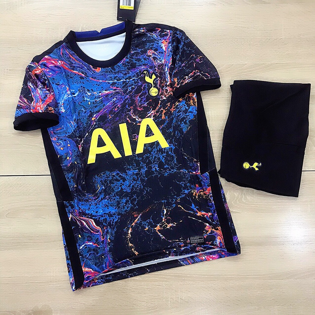 Bộ Quần Áo bóng đá CLB Tottenham Hotspur- chất Polyester Thái Cao Cấp full Logo