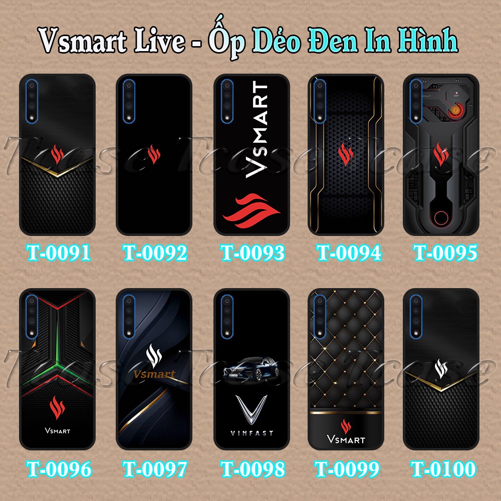 Ốp lưng Vsmart Live dẻo đen in hình Công nghệ độc đáo