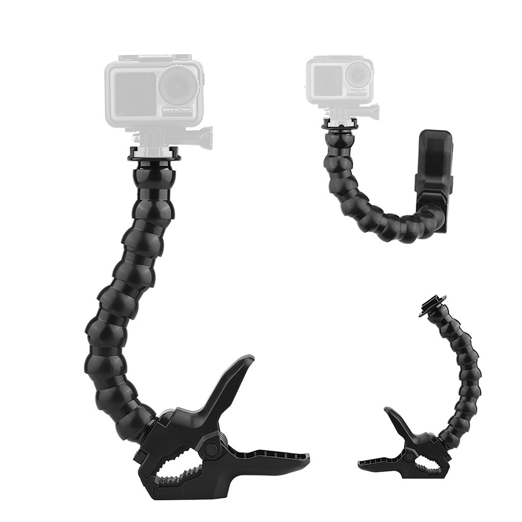 FLEXIBLE Ngàm Gắn Camera Hành Trình Gopro Hero 8 7 6 5 Sjcam Yi 4k