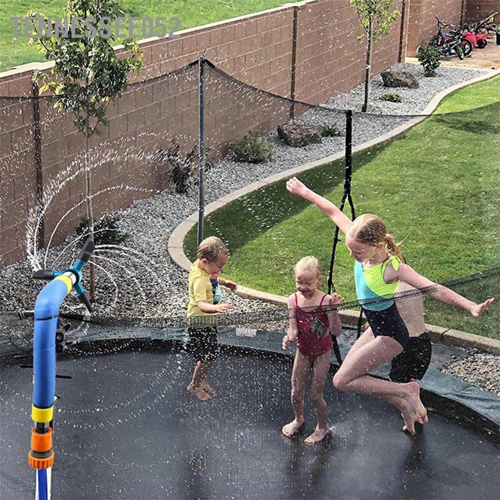 Tennessee052 Vòi phun nước dạng tấm bạt lò xo tự động xoay cho trẻ em ngoài trời xoáy bằng nhựa để làm vườn mùa hè