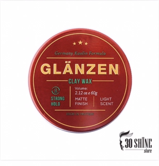 Sáp Glanzen Clay 60g - Sáp Chính Hãng Bán Chạy Số 1 Thị Trường