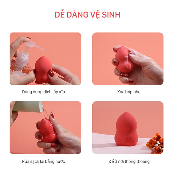 Mút trang điểm BERLALA dùng tán kem nền BLL01 20g/pcs