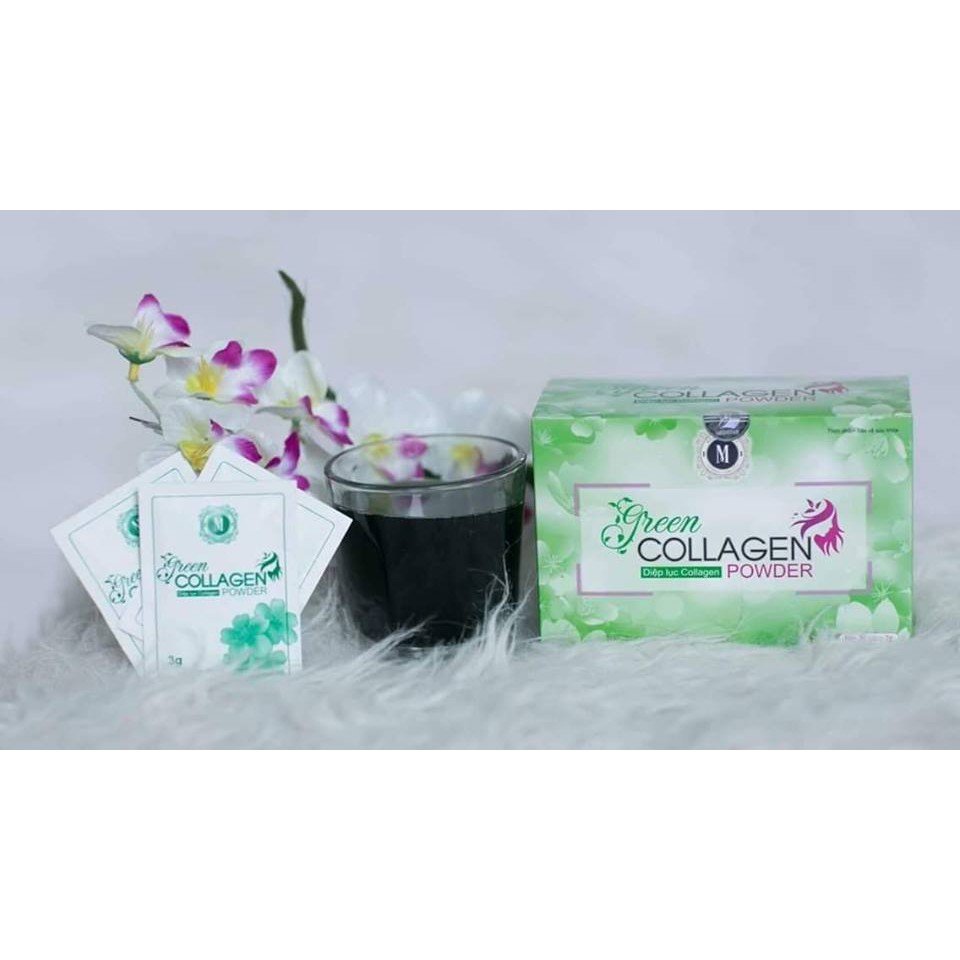 Diệp lục Collagen - Da đẹp, dáng thon, cải thiện sinh lý nữ | Thế Giới Skin Care