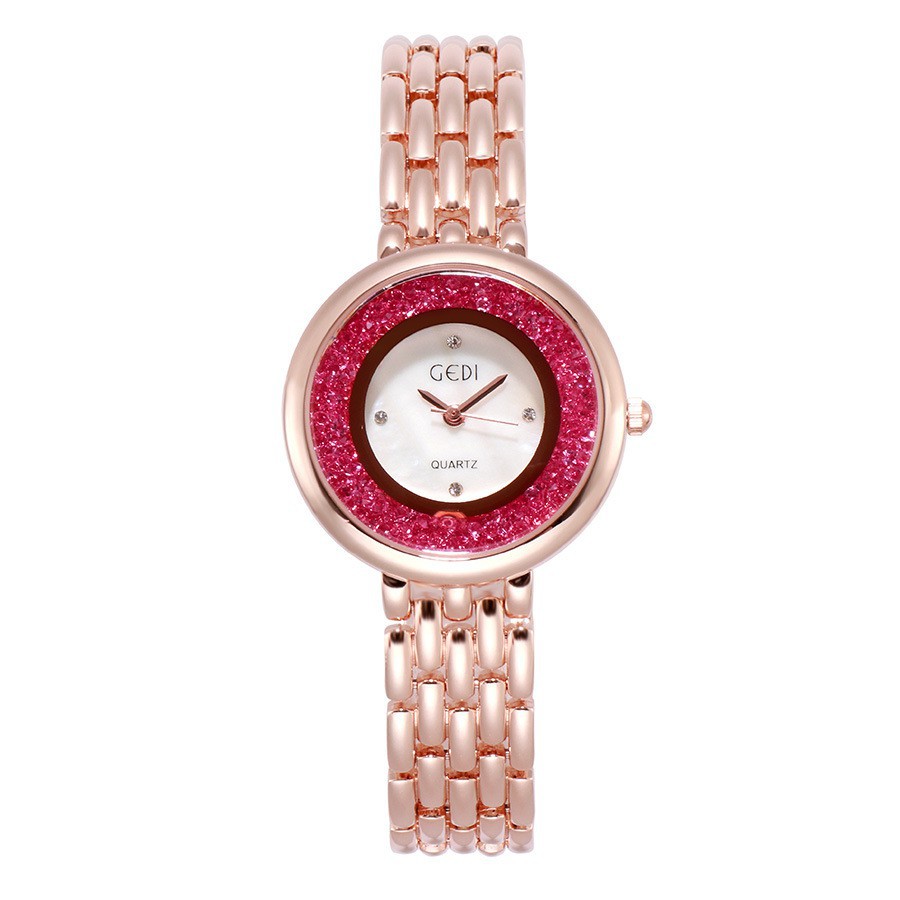 Đồng hồ nữ GEDI 72029 dây thép viền đá sang trong Bán lẻ giá sỉ