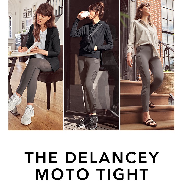 Quần thể thao Athleta 598323 Delancey Moto Tight size Xxs, M